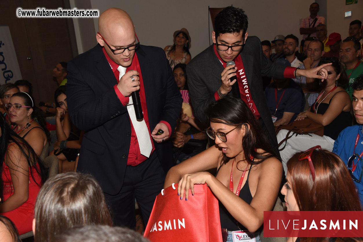 LiveJasmin Workshops, Raffles and Gifts