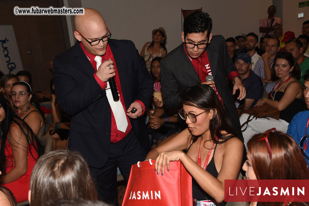 LiveJasmin Workshops, Raffles and Gifts