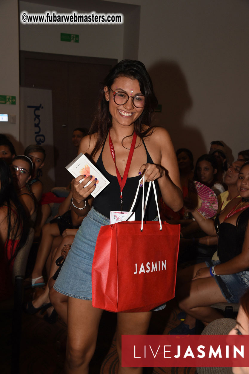 LiveJasmin Workshops, Raffles and Gifts