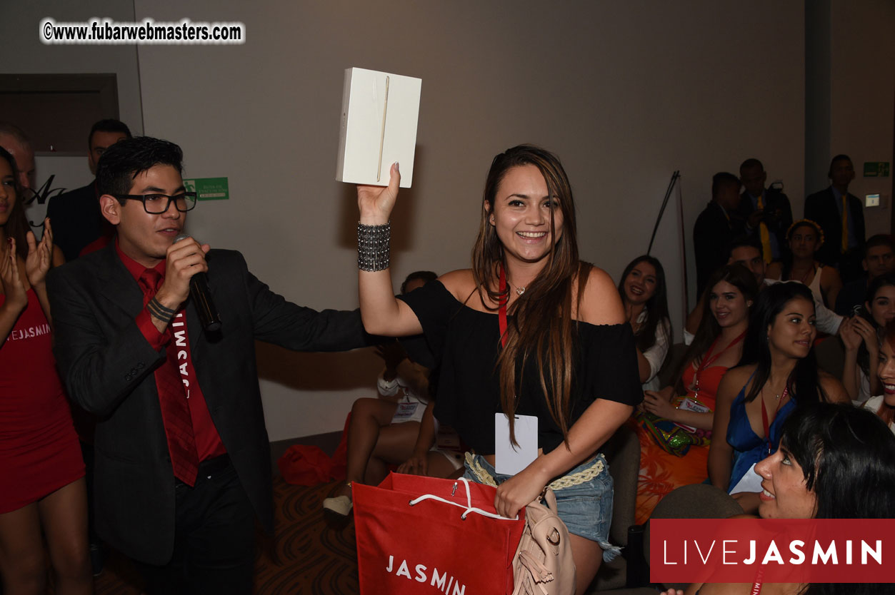 LiveJasmin Workshops, Raffles and Gifts