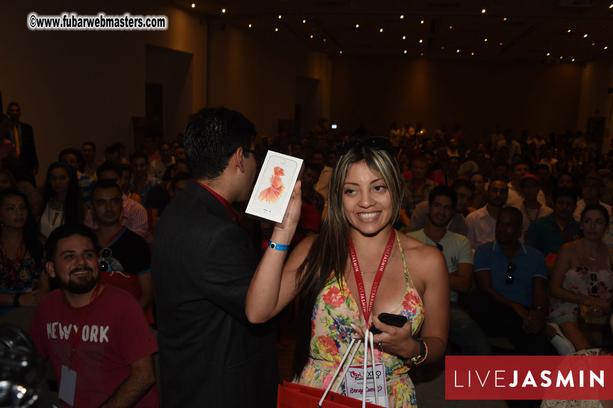 LiveJasmin Workshops, Raffles and Gifts