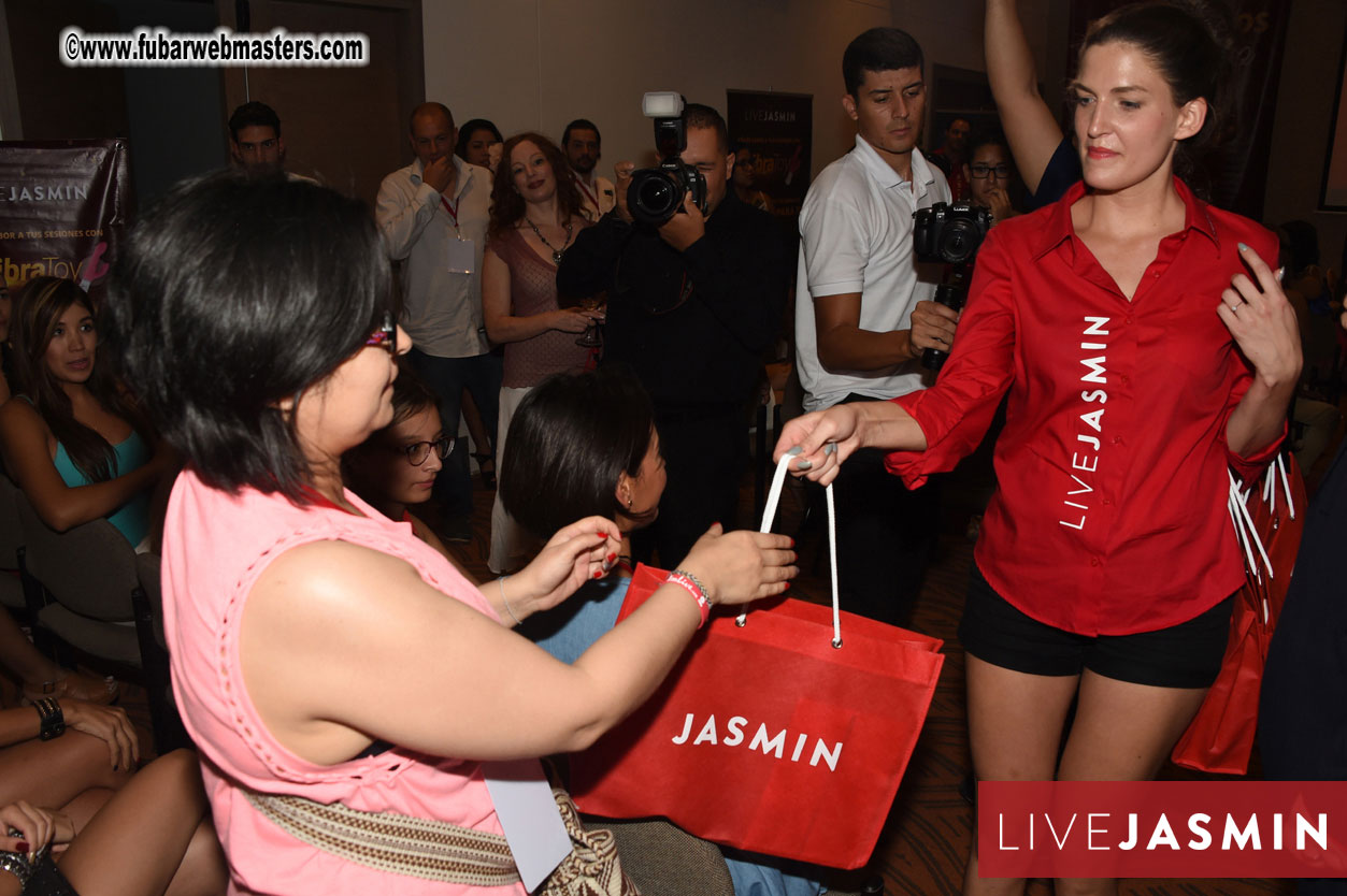 LiveJasmin Workshops, Raffles and Gifts