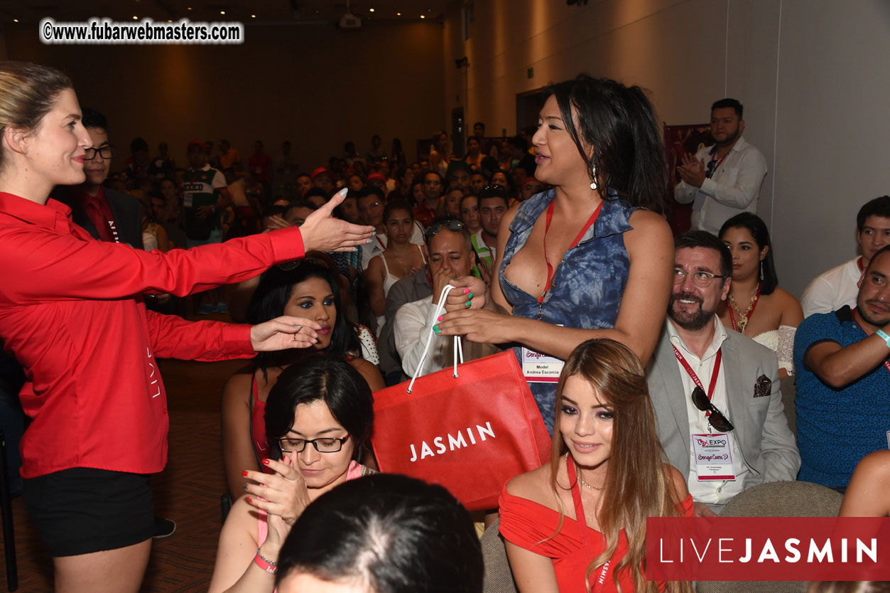 LiveJasmin Workshops, Raffles and Gifts