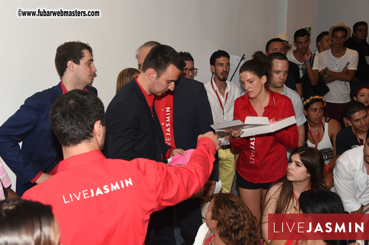 LiveJasmin Workshops, Raffles and Gifts