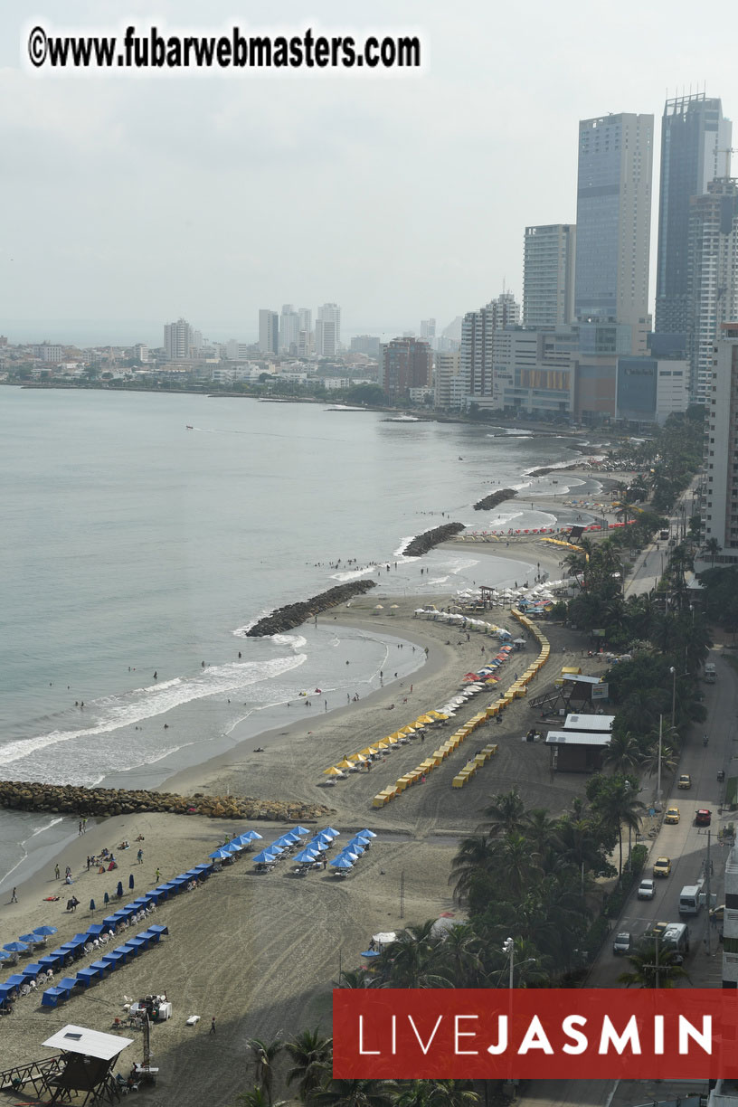 Cartagena, out of the sea