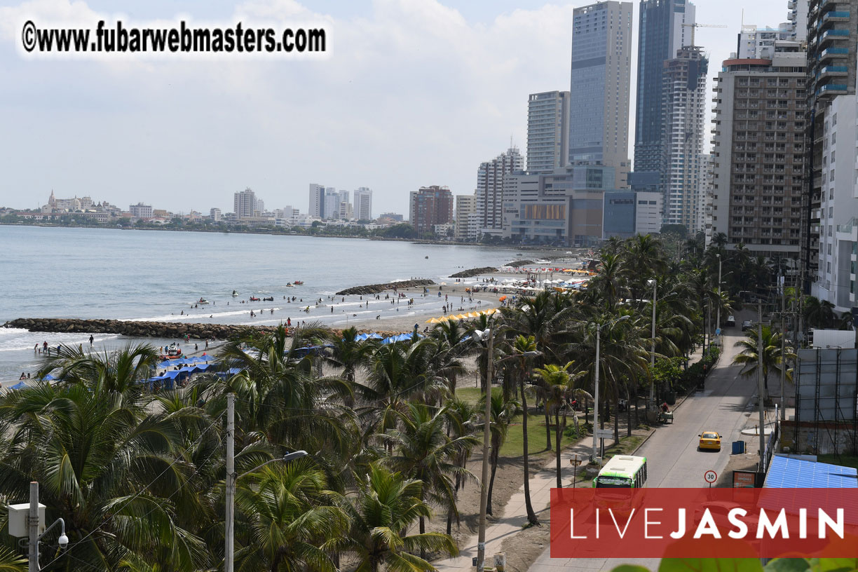 Cartagena, out of the sea