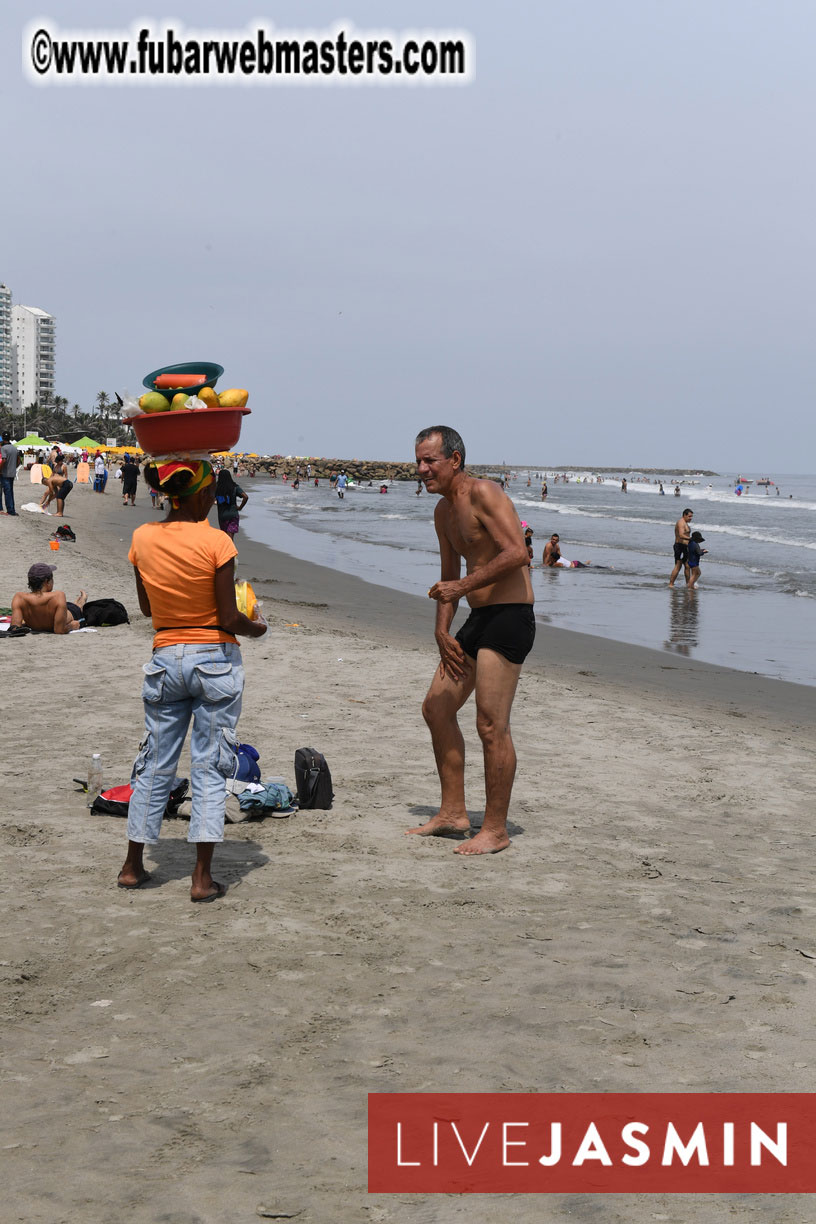 Cartagena, out of the sea