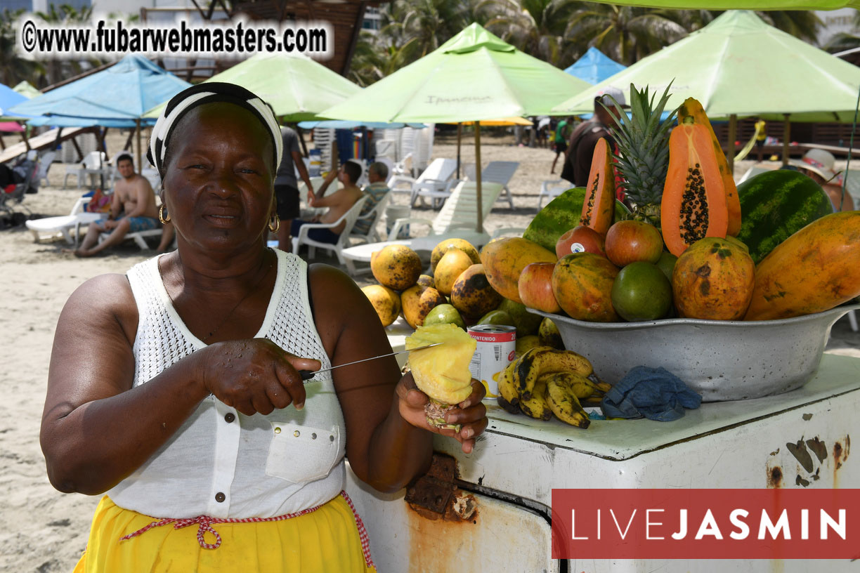 Cartagena, out of the sea