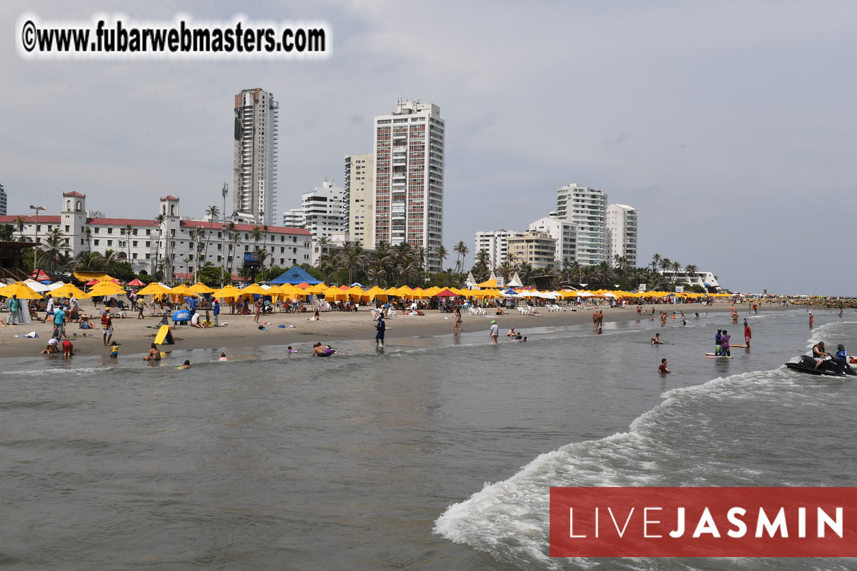 Cartagena, out of the sea