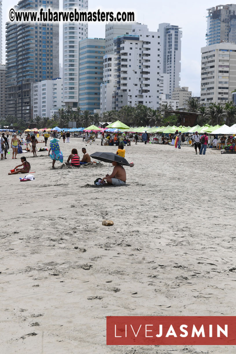 Cartagena, out of the sea