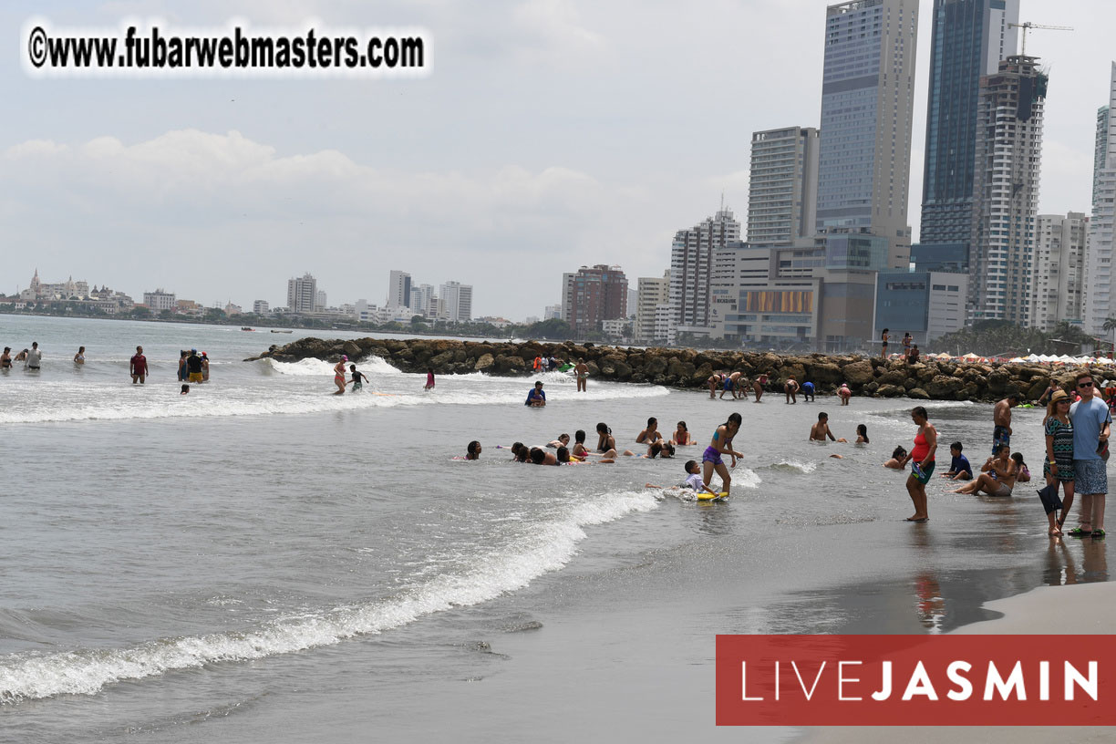 Cartagena, out of the sea