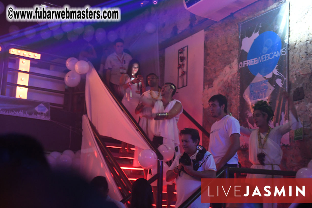 FreeWebCams White Party