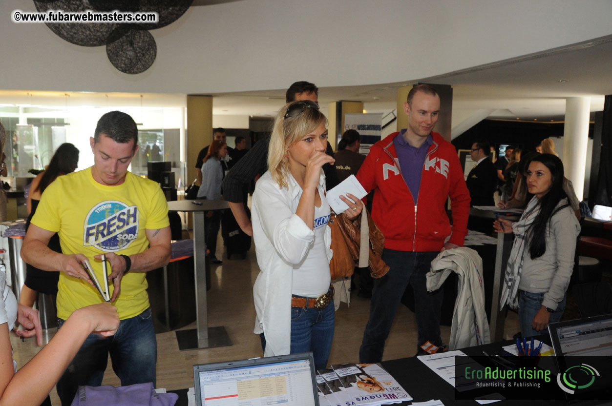 Arrivals, Registration and the Show