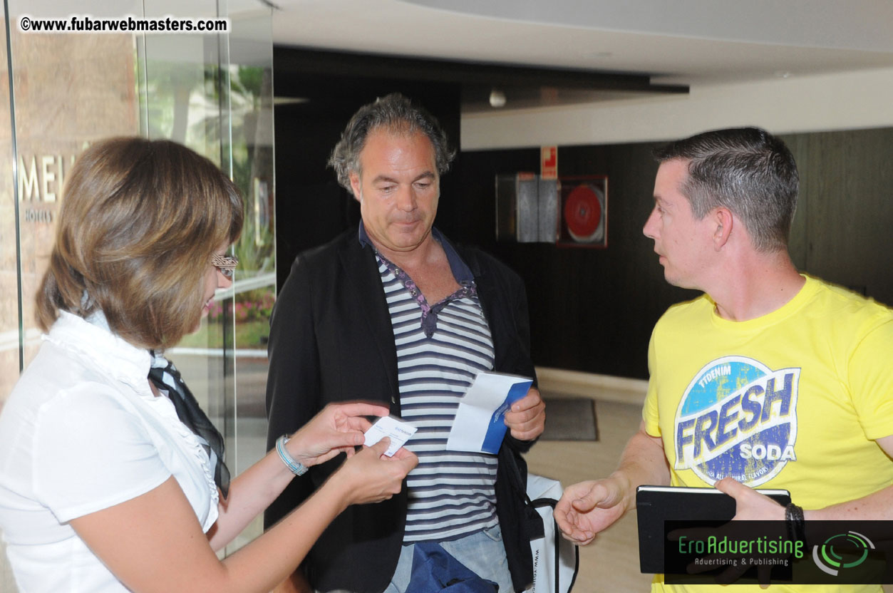 Arrivals, Registration and the Show