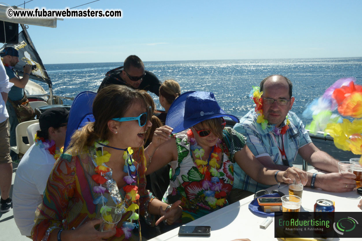 Boat trip with cool drinks & hot girls