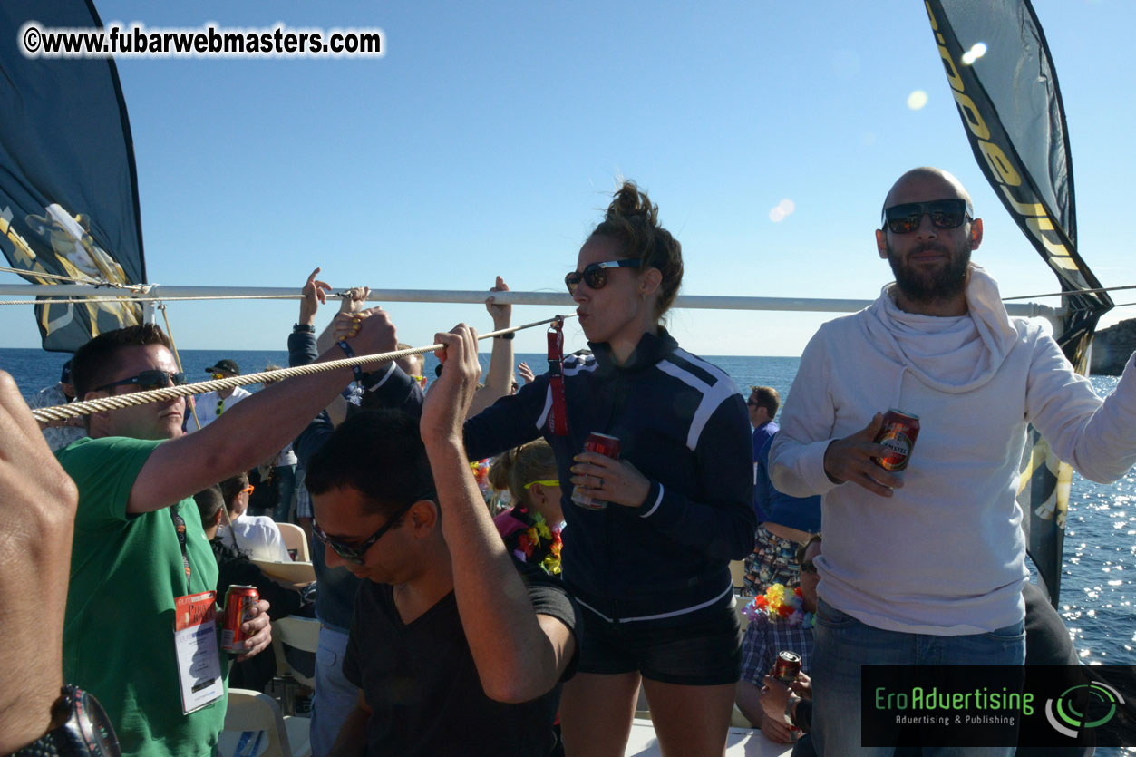 Boat trip with cool drinks & hot girls