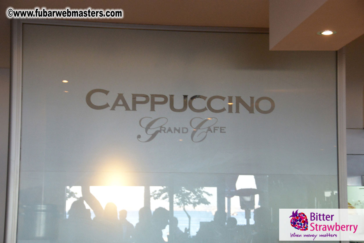 After show networking party at the Cappuccino Bar