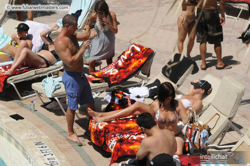 The Pool and Cabanas