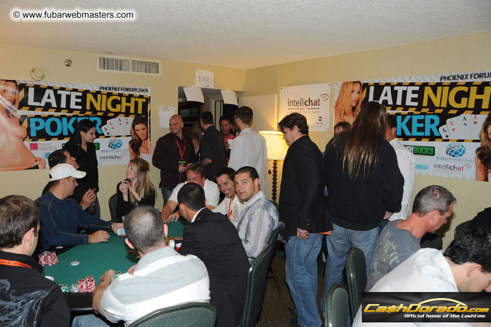 Suite Parties, Late Night Poker & Breakfast     