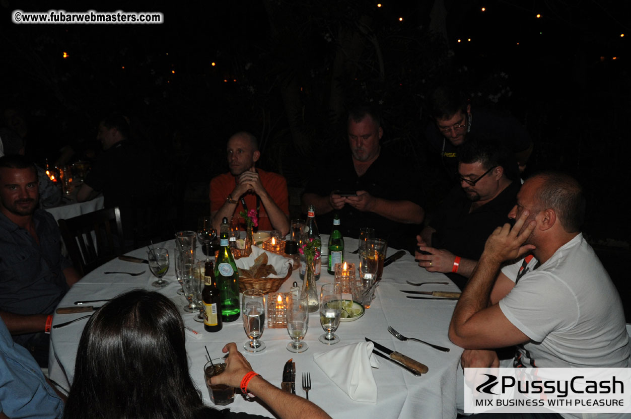 Cybersocket's Sponsors Dinner @  Tricks