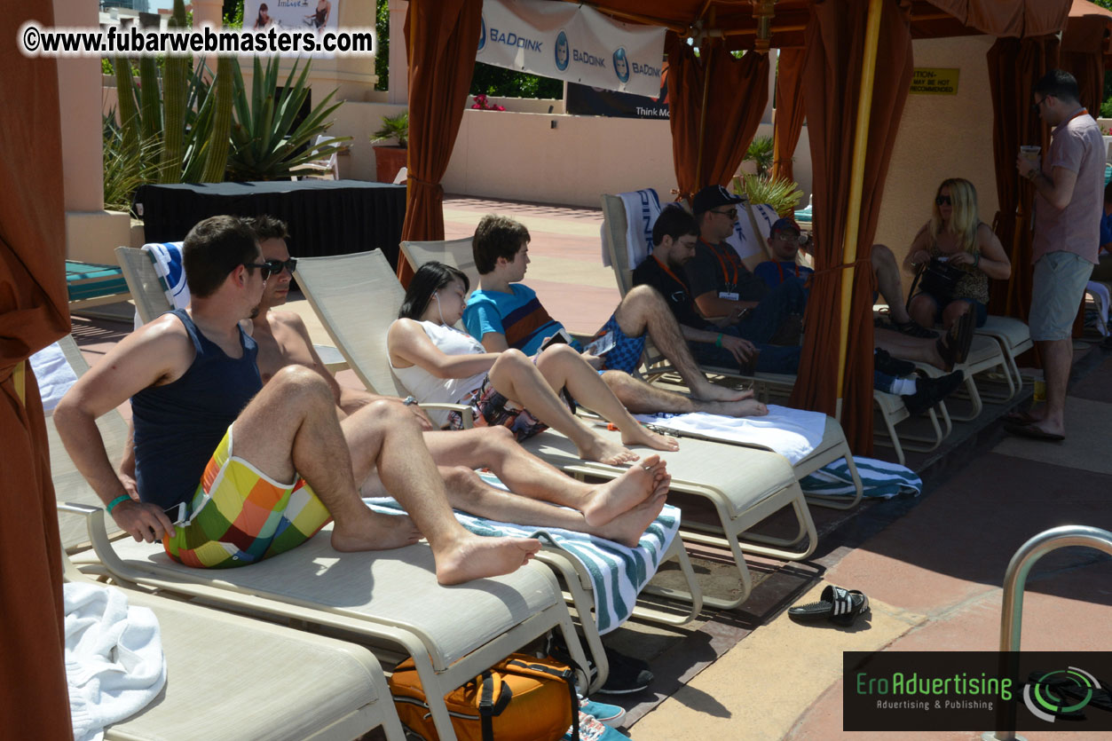 Poolside at the Forum