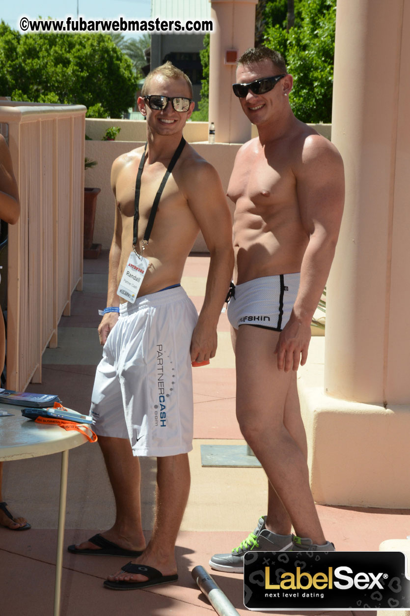 Poolside at the Forum