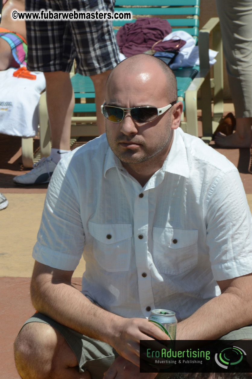 Poolside at the Forum