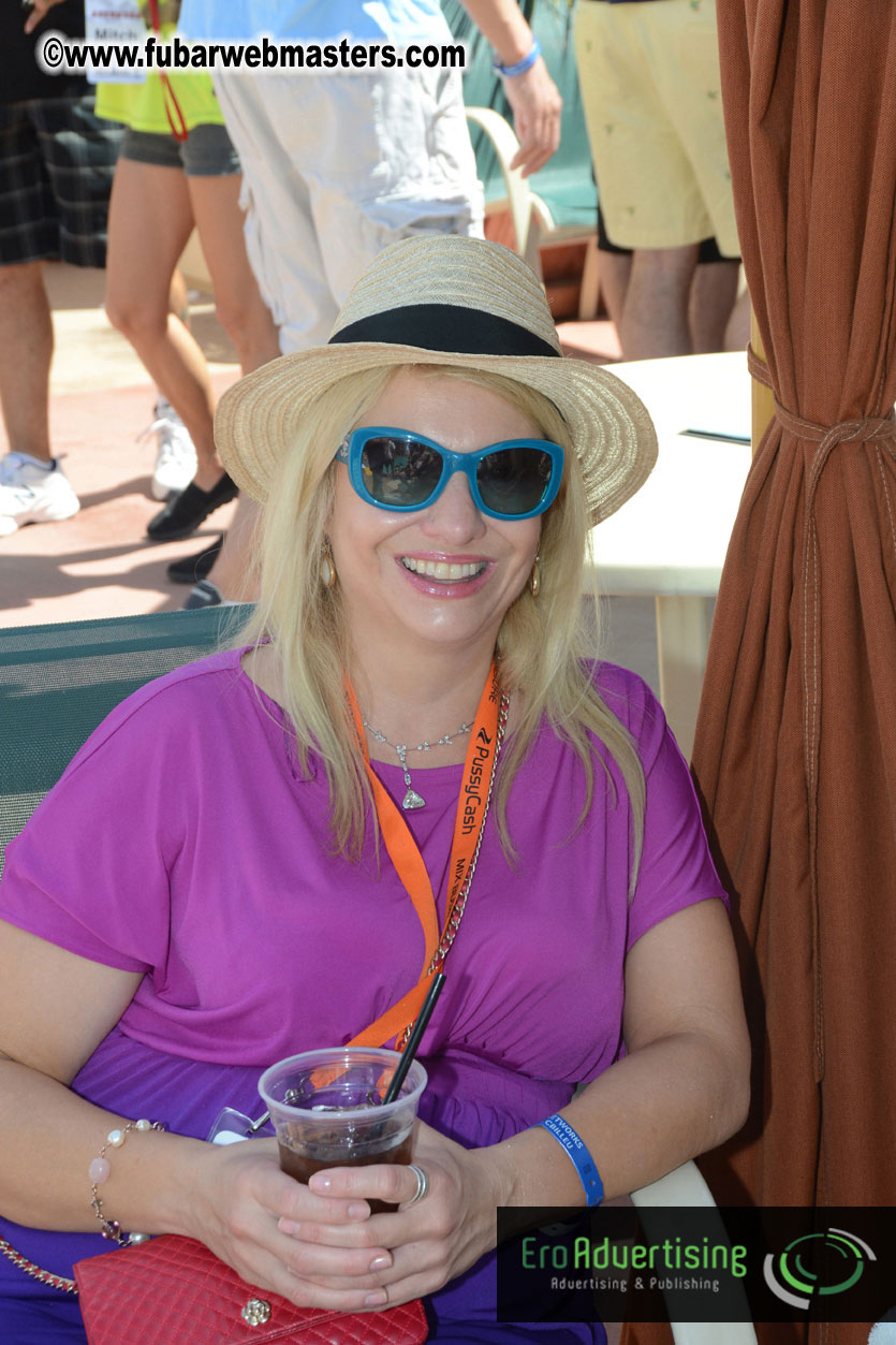 Poolside at the Forum