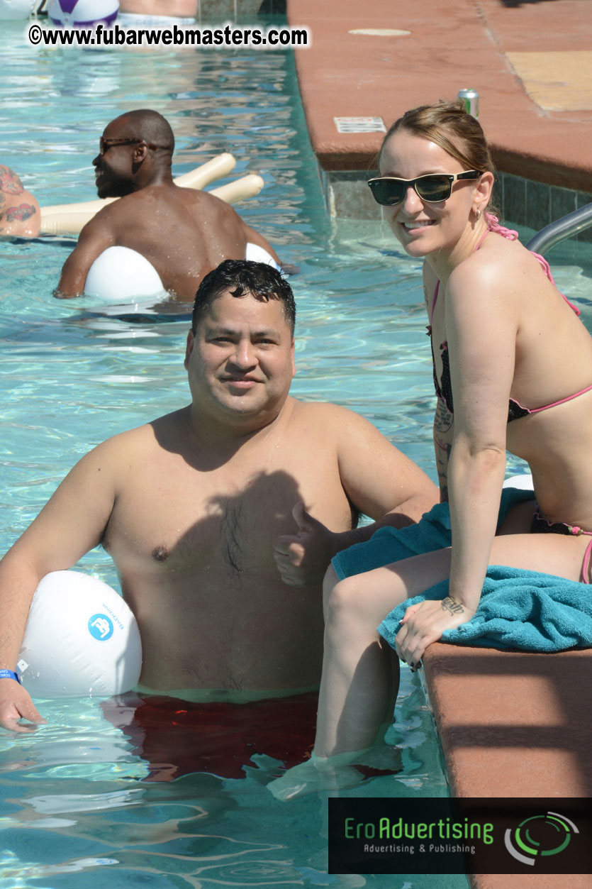 Poolside at the Forum