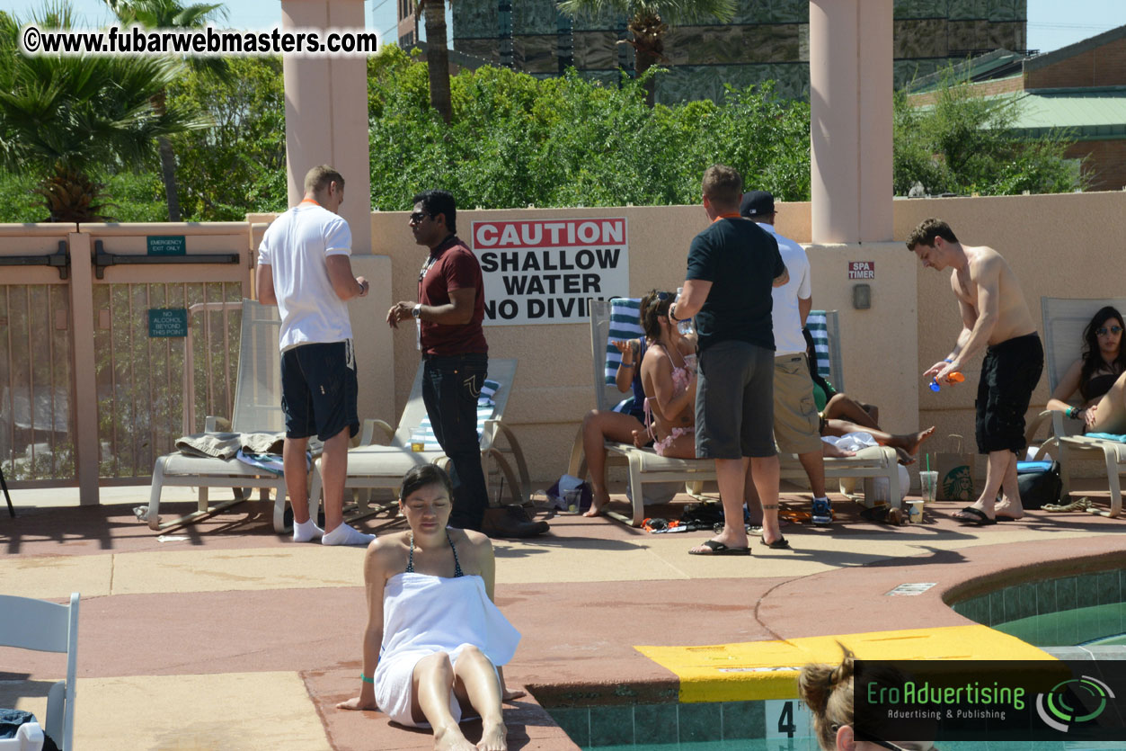 Poolside at the Forum