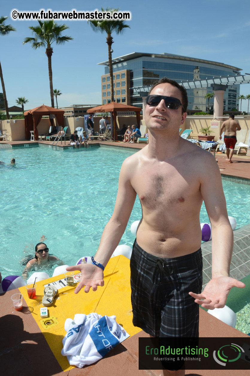 Poolside at the Forum