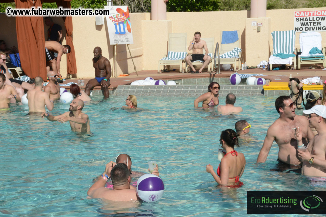 Poolside at the Forum