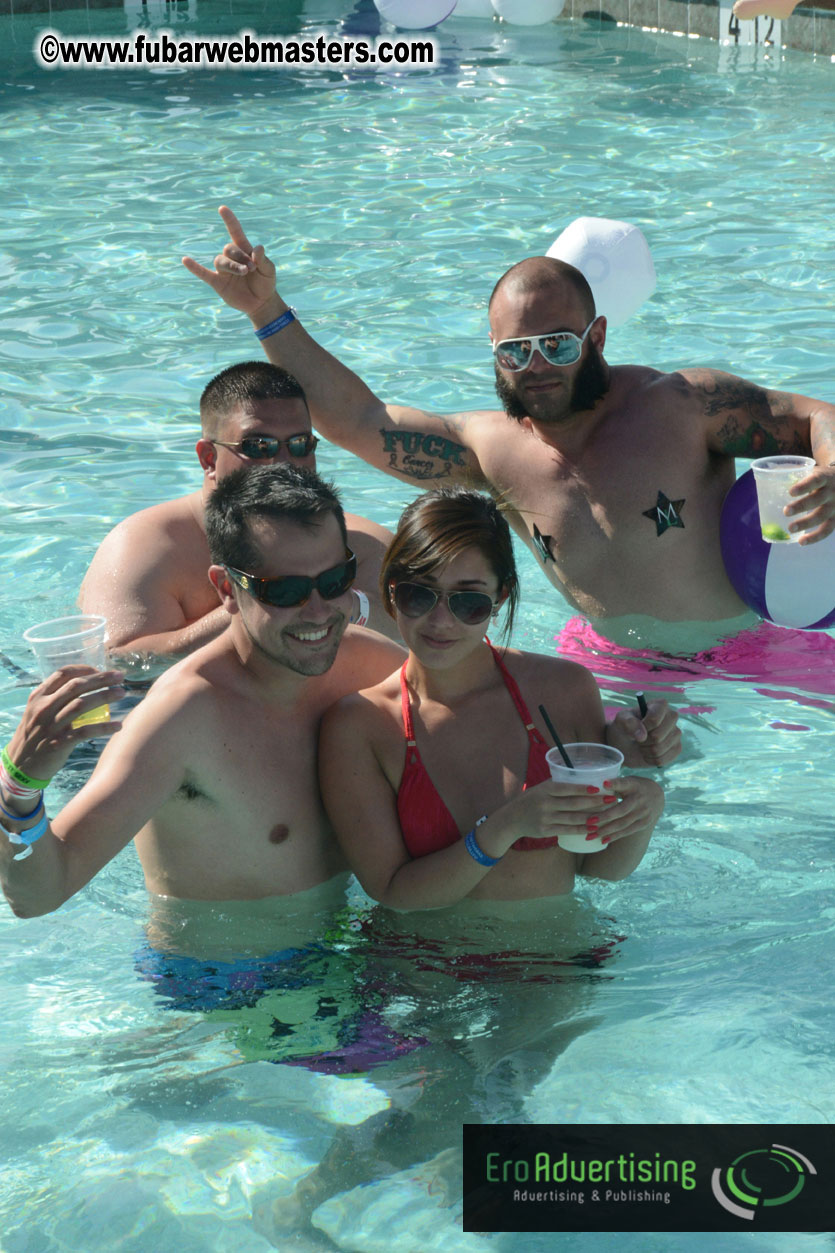 Poolside at the Forum