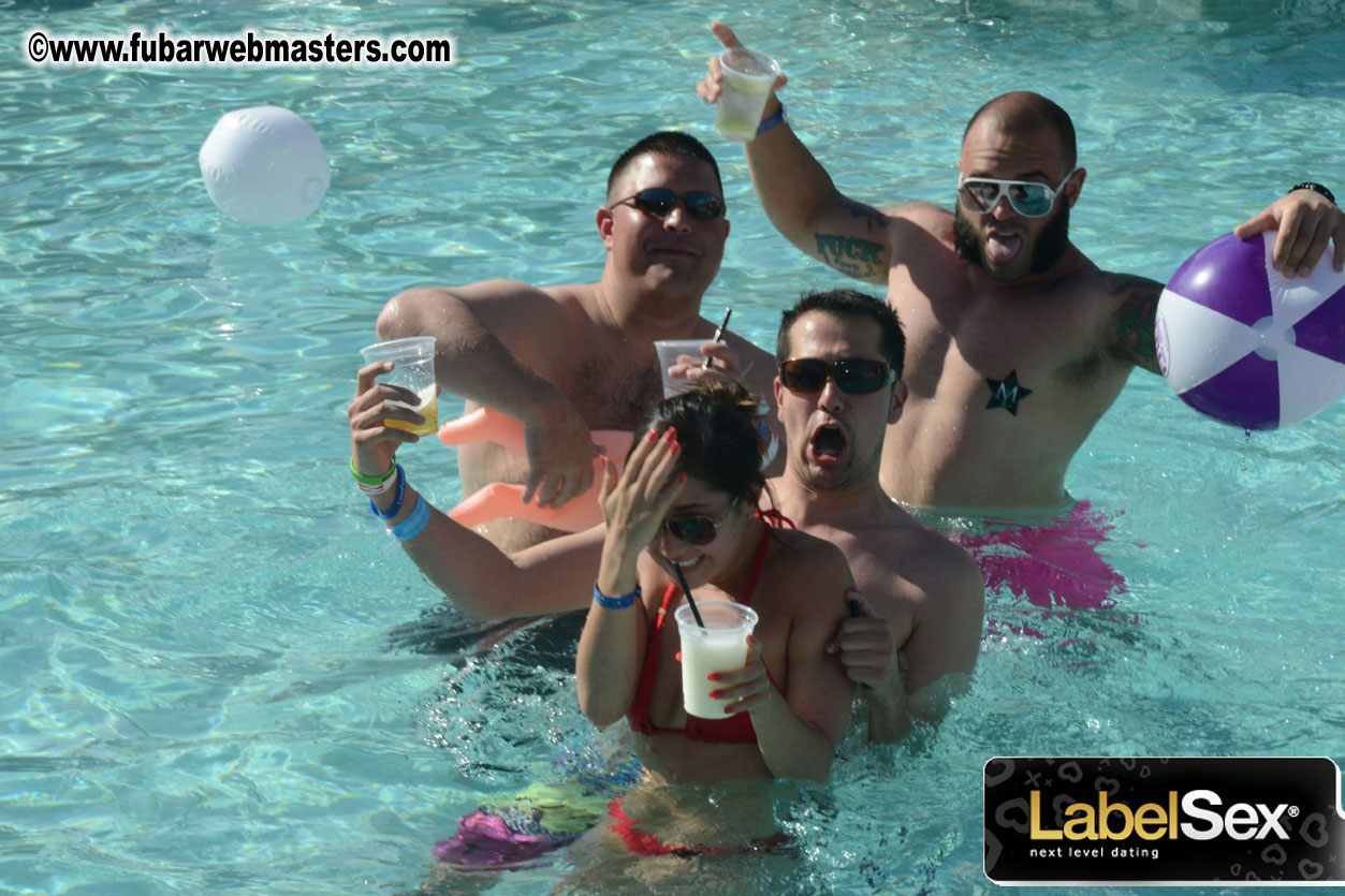 Poolside at the Forum