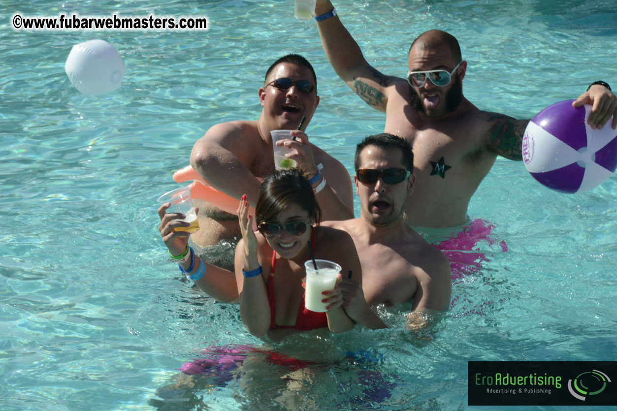 Poolside at the Forum