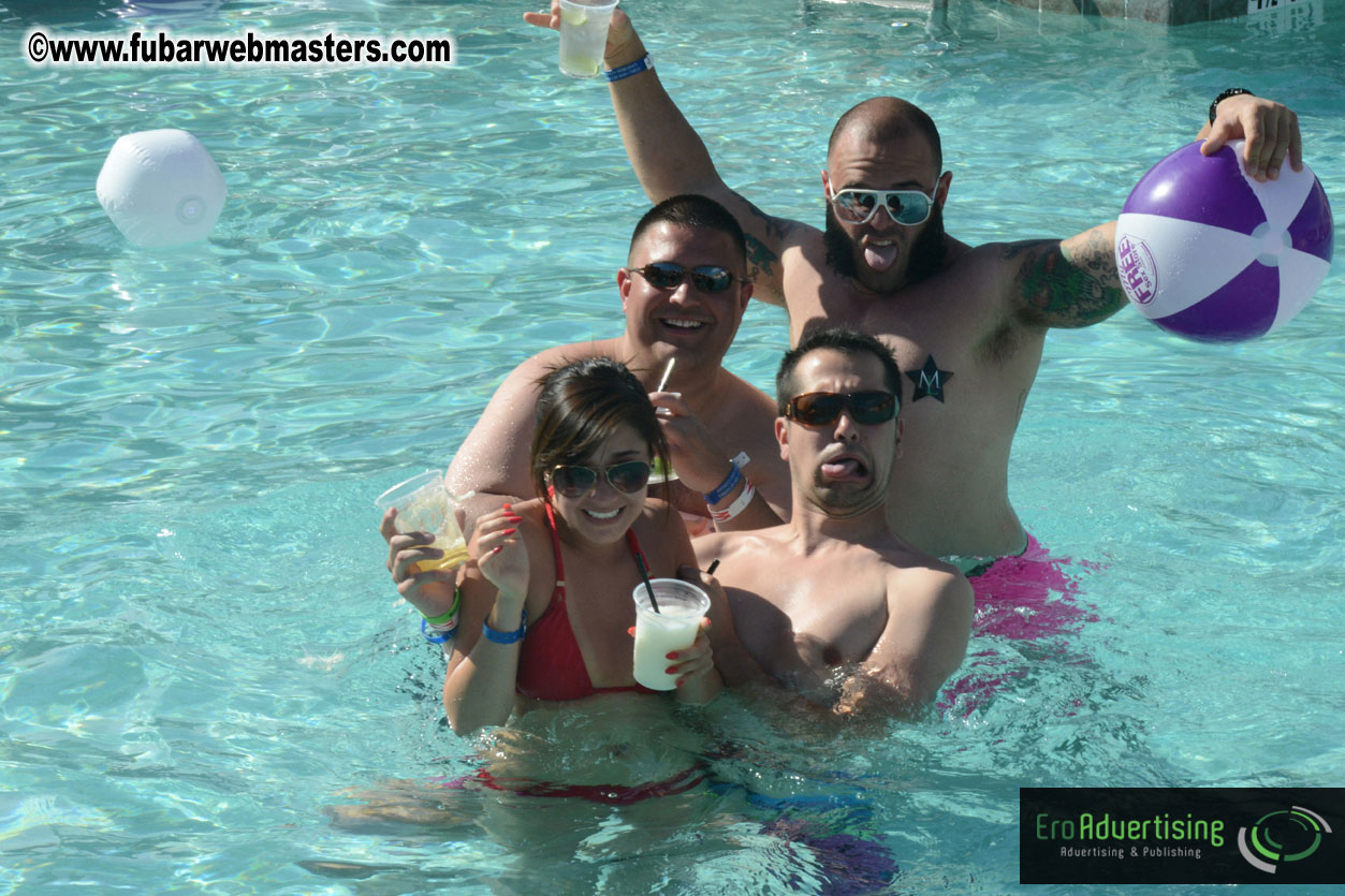 Poolside at the Forum