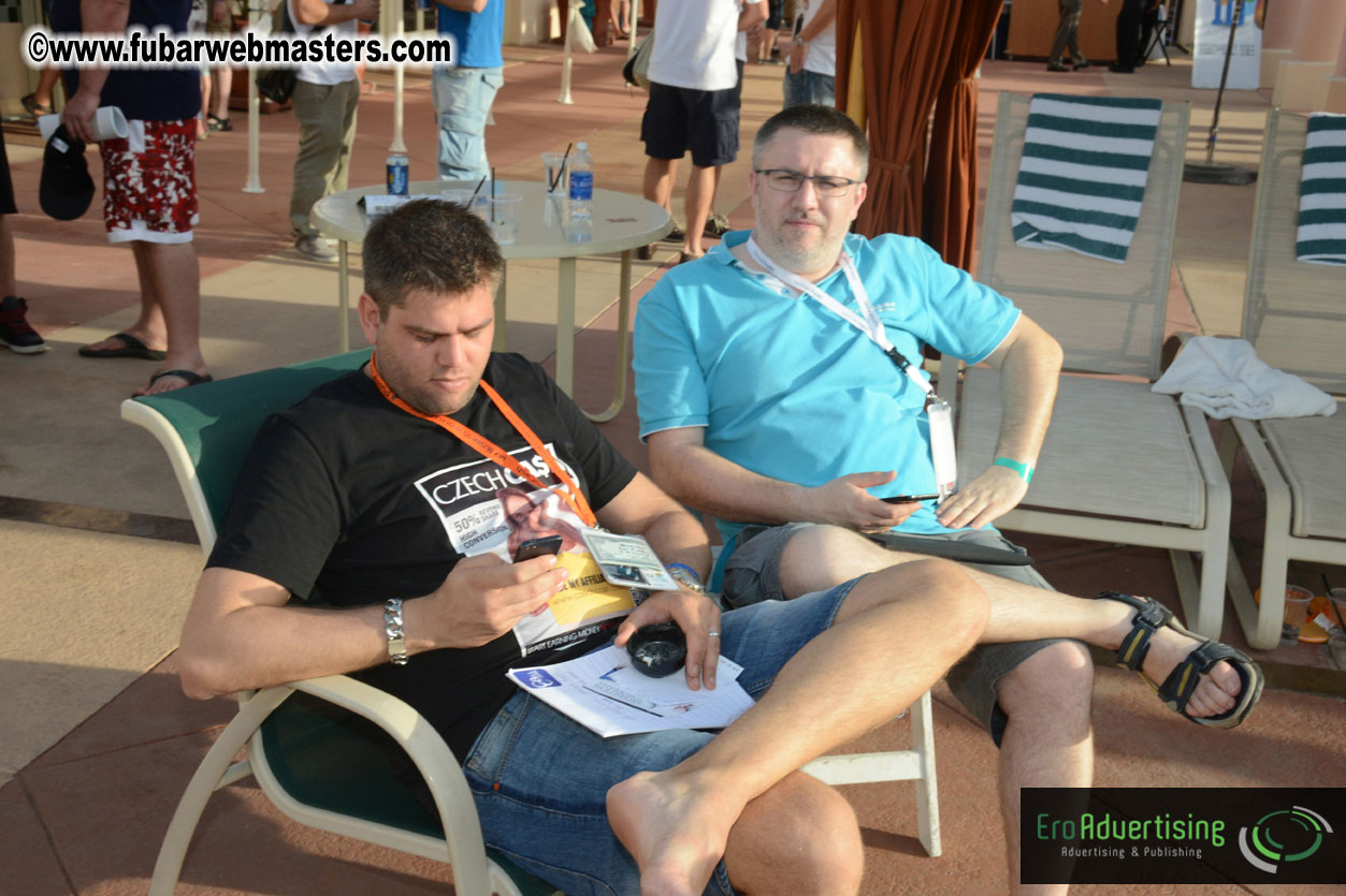 Poolside at the Forum