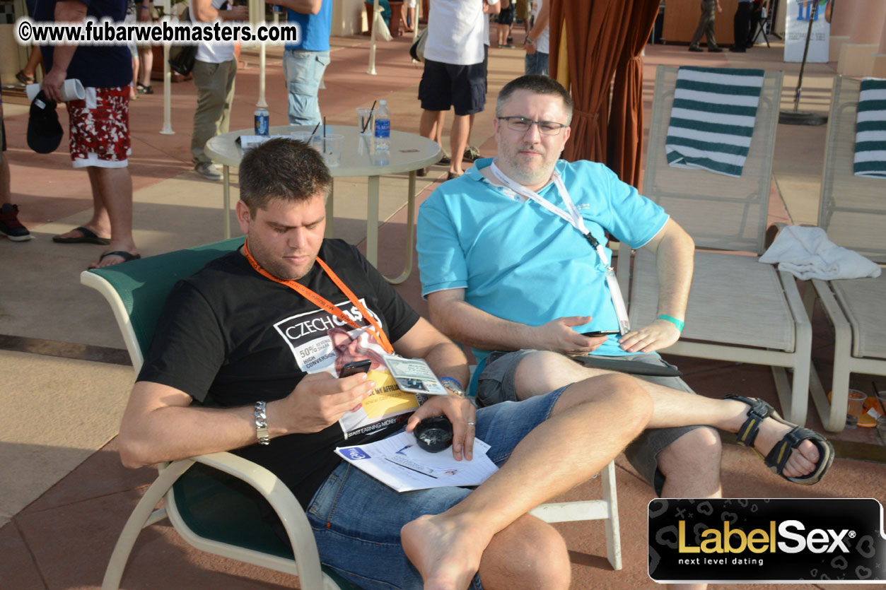 Poolside at the Forum