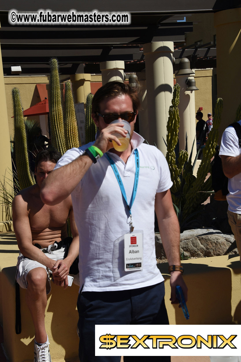 Beer Pong by the Poolside