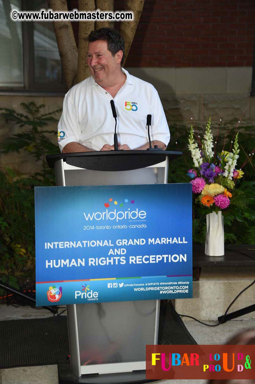 International Grand Marshal & Human Rights Recepti