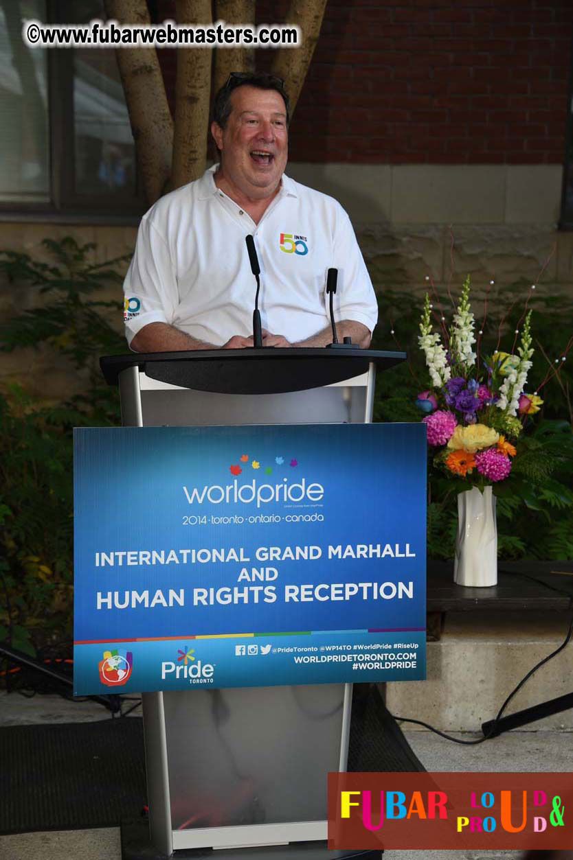 International Grand Marshal & Human Rights Recepti