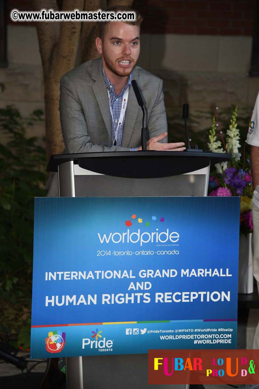 International Grand Marshal & Human Rights Recepti