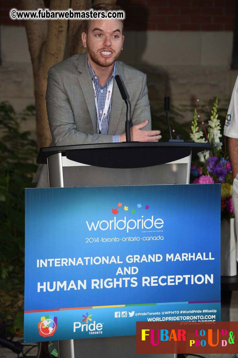 International Grand Marshal & Human Rights Recepti