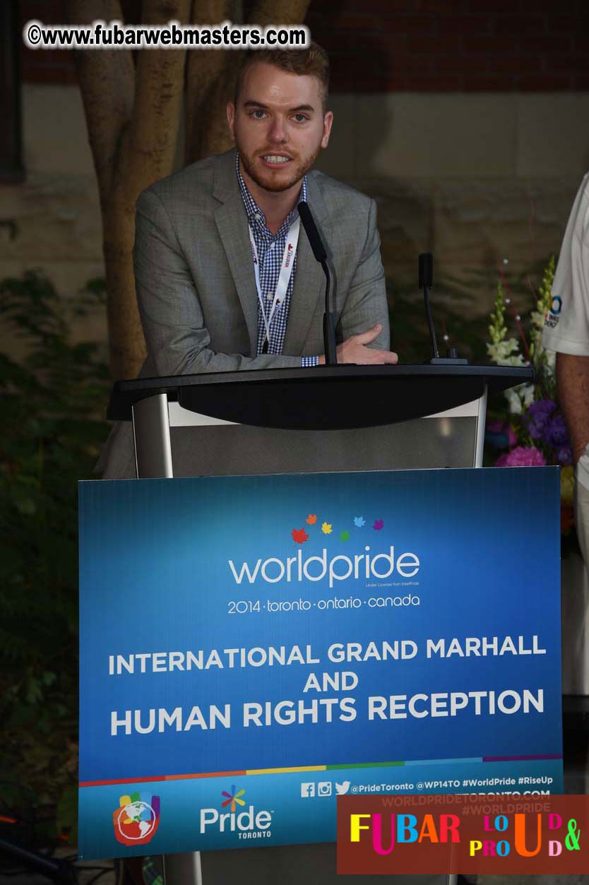 International Grand Marshal & Human Rights Recepti