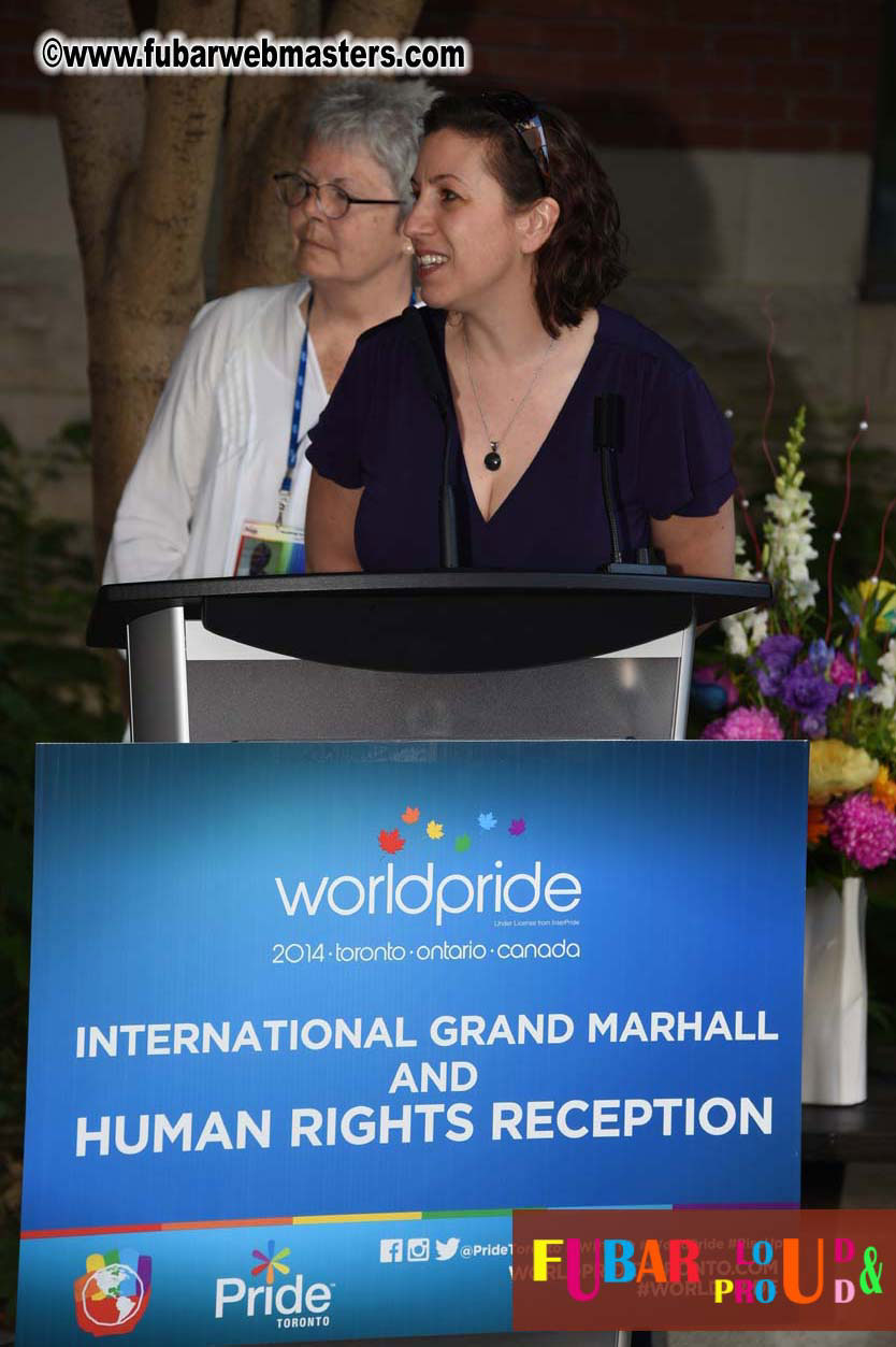 International Grand Marshal & Human Rights Recepti