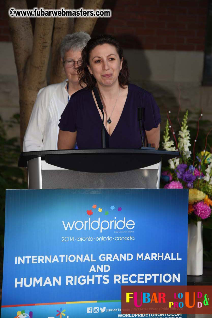 International Grand Marshal & Human Rights Recepti