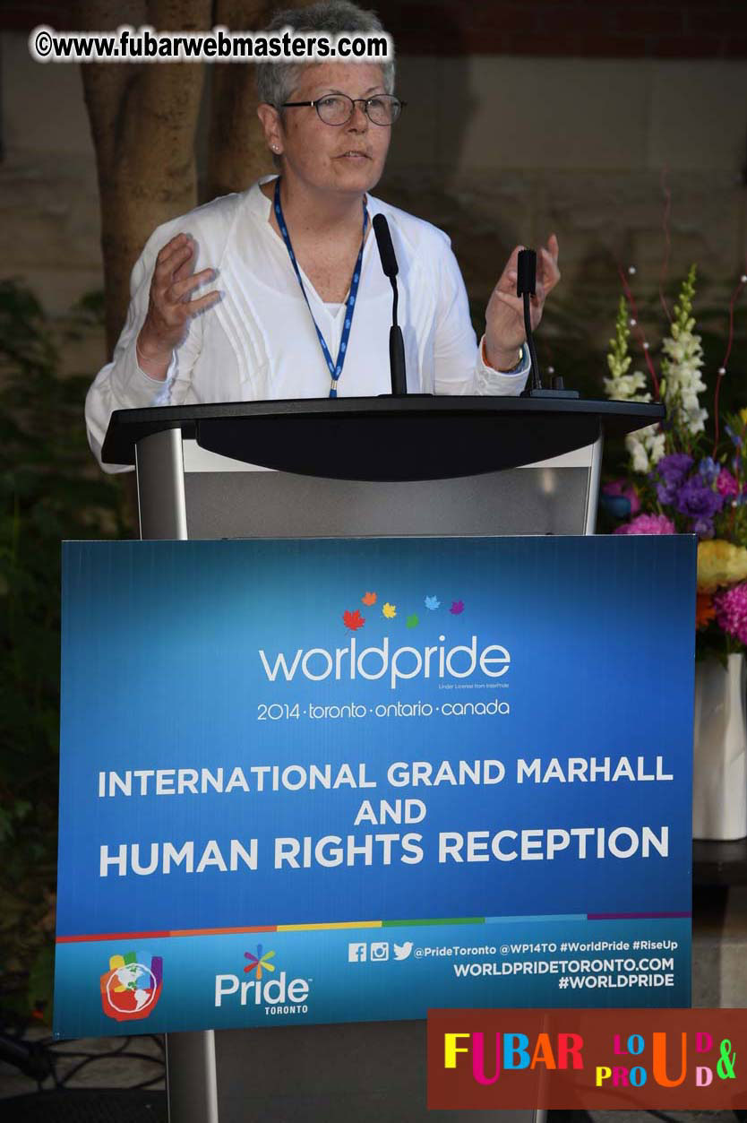 International Grand Marshal & Human Rights Recepti