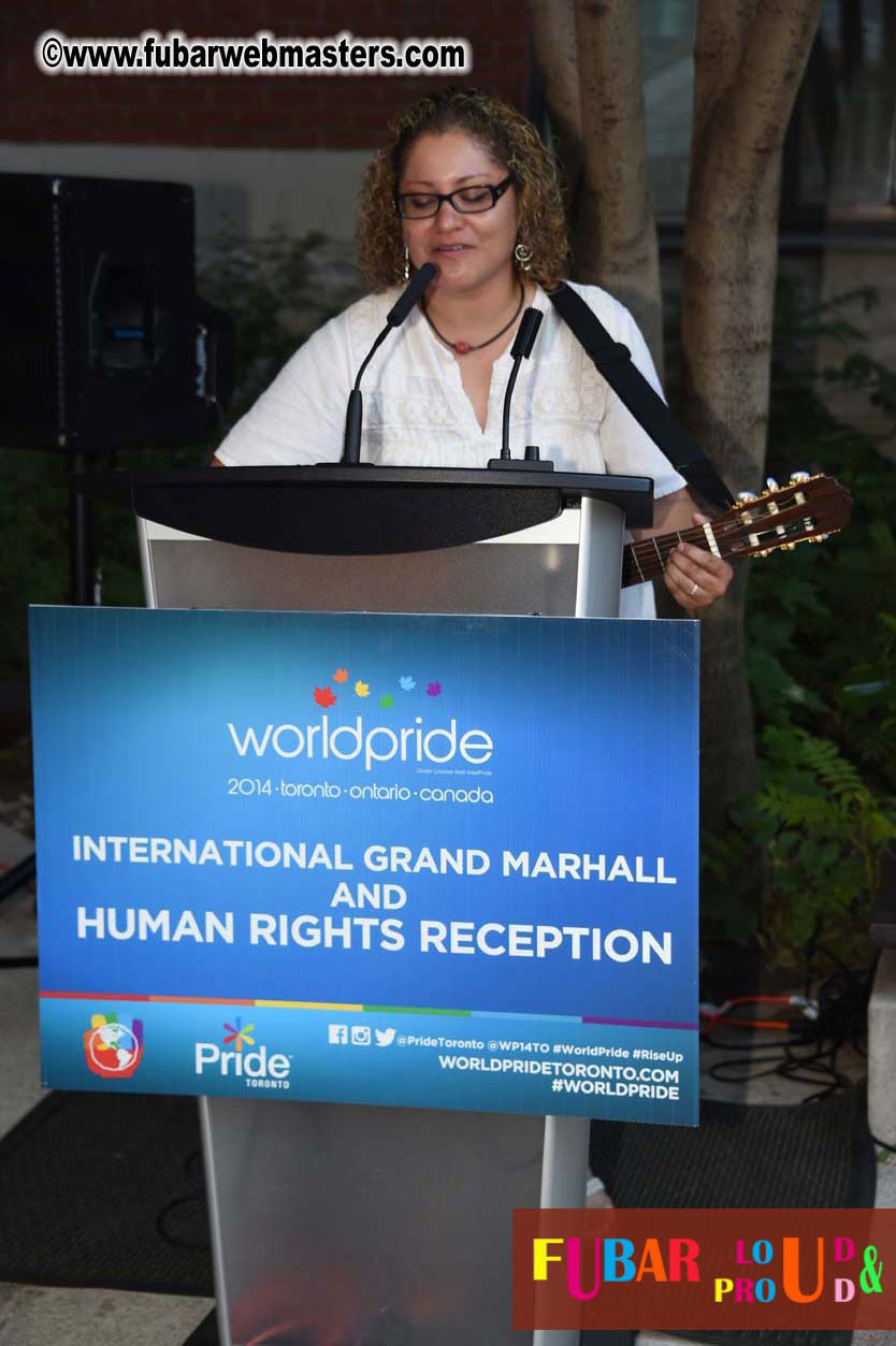 International Grand Marshal & Human Rights Recepti