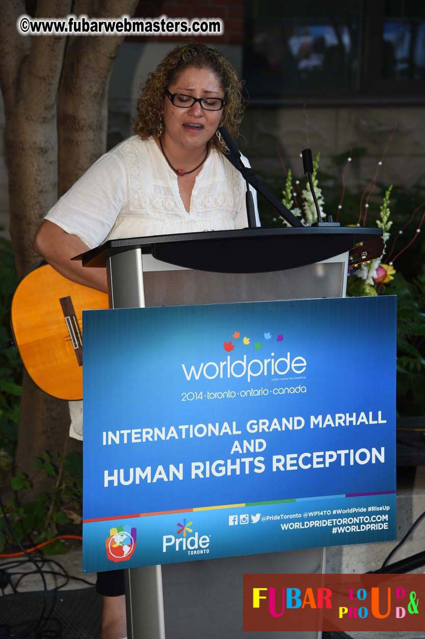 International Grand Marshal & Human Rights Recepti