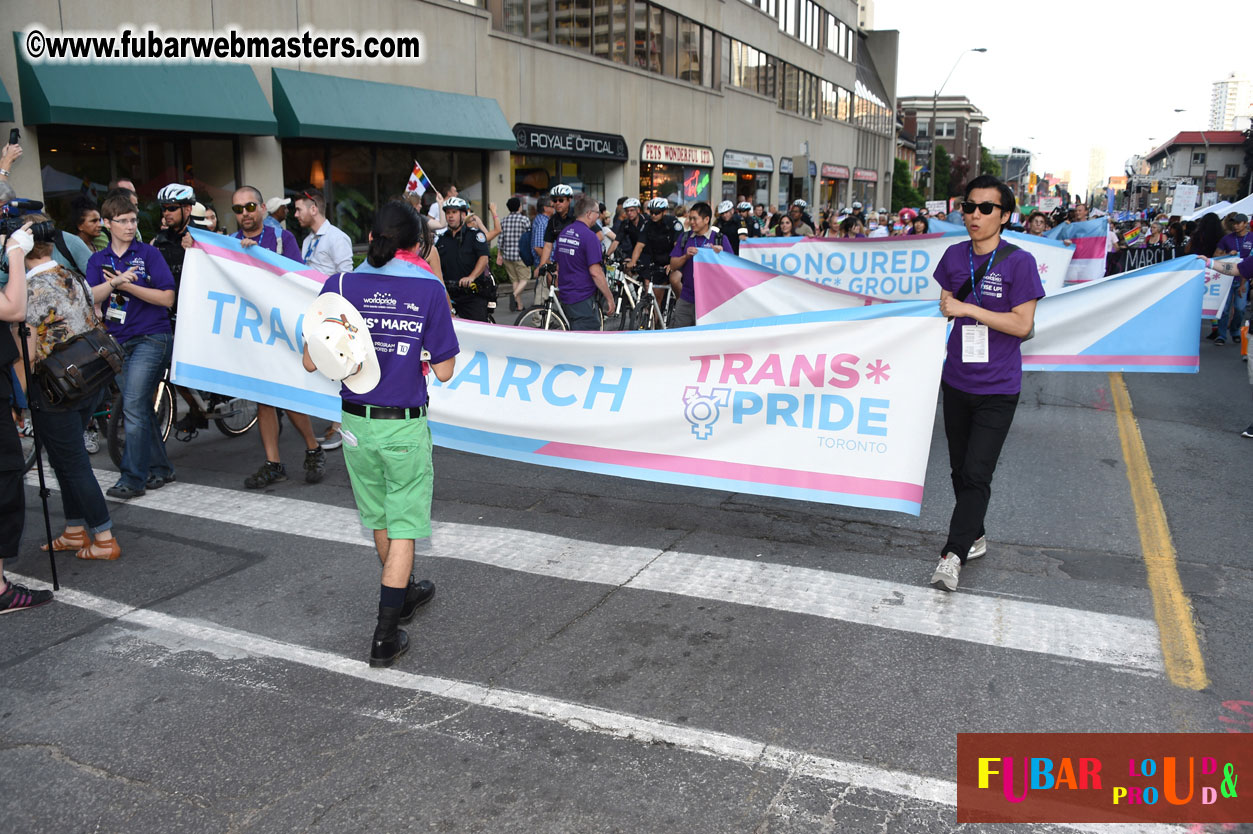 Annual Trans* Pride March